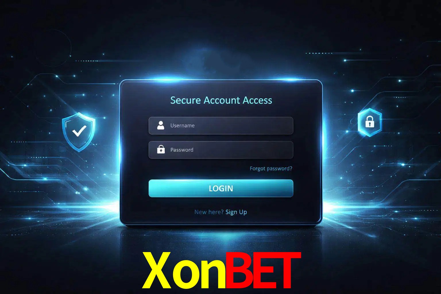 Pantalla de inicio de sesión de cuenta XonBet para usuarios en México