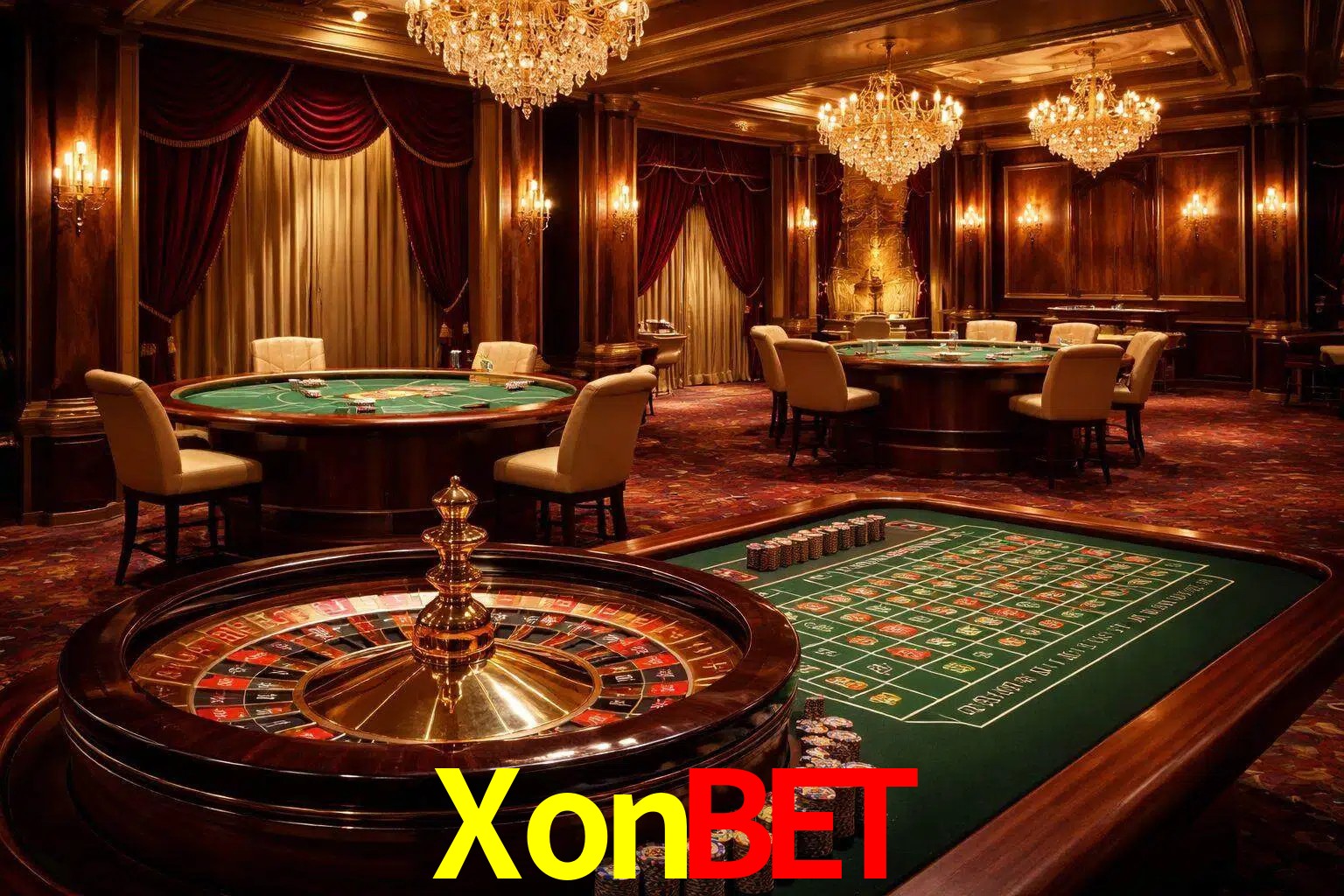Una escena premium de mesa de casino en vivo con cartas, elementos de ruleta y un ambiente pulido de estudio de transmisión.